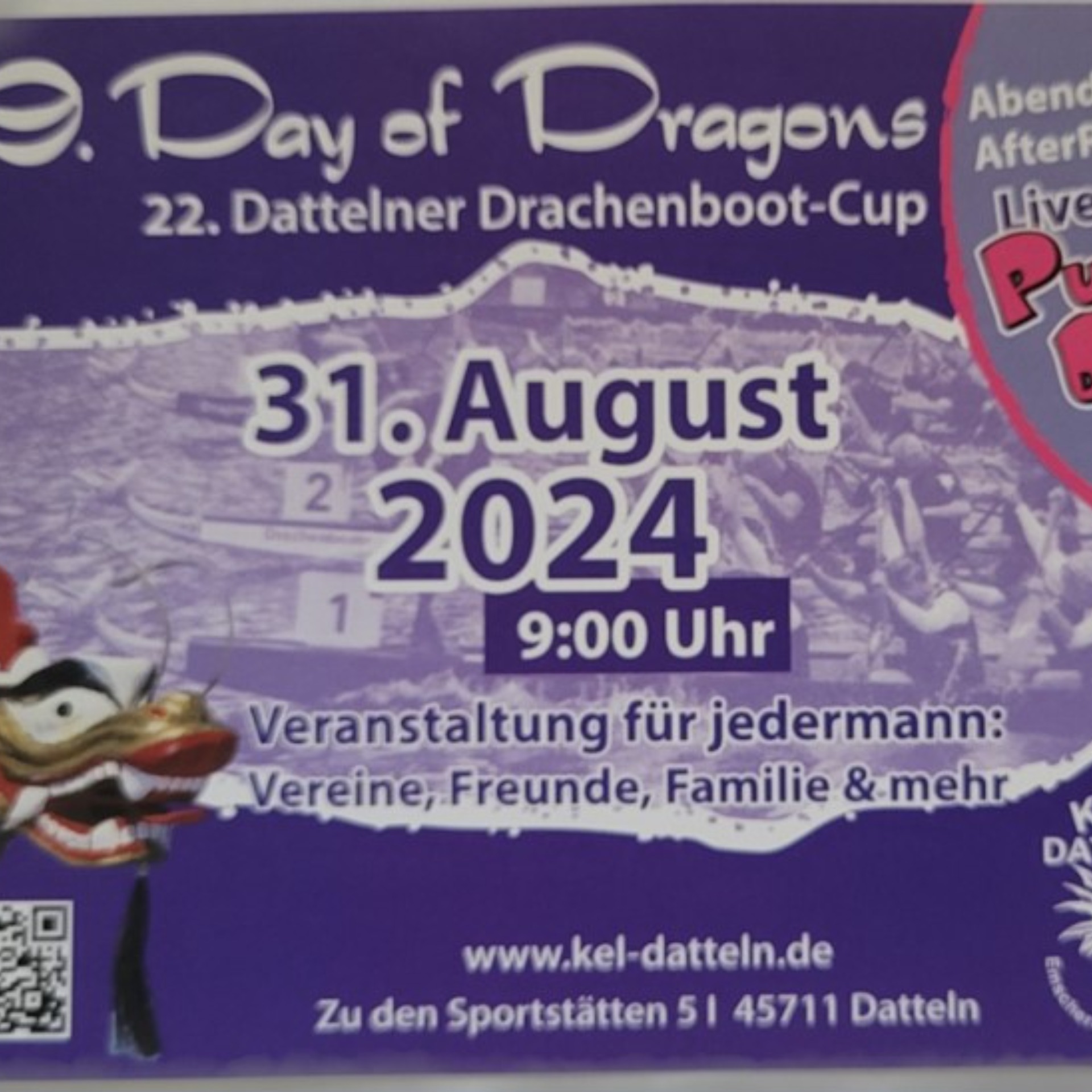 9. Day of Dragons Datteln 22. Dattelner Drachenboot Cup