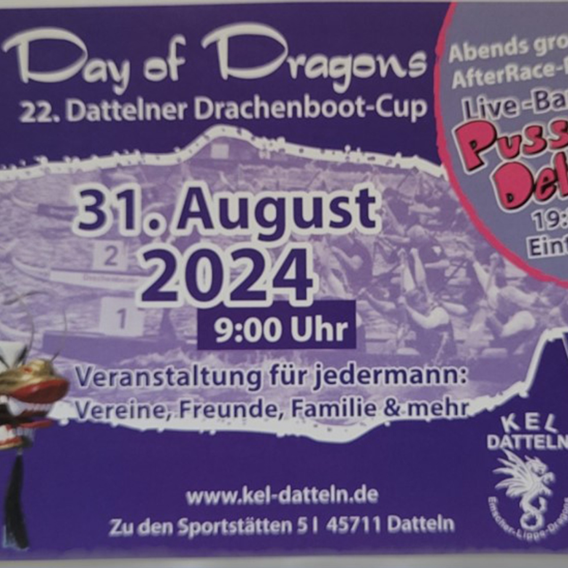 9. Day of Dragons Datteln 22. Dattelner Drachenboot Cup 9. Day of Dragons Datteln 22. Dattelner Drachenboot Cup