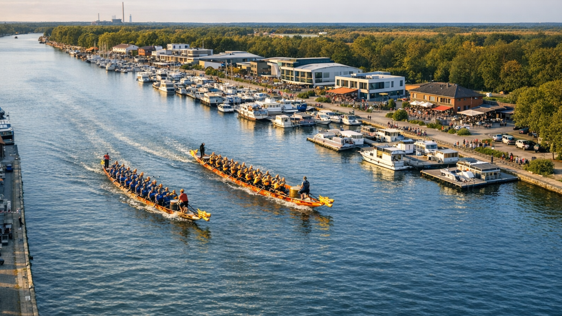 Hafenfest Drachenboot Regatta Bergkamen Rünthe